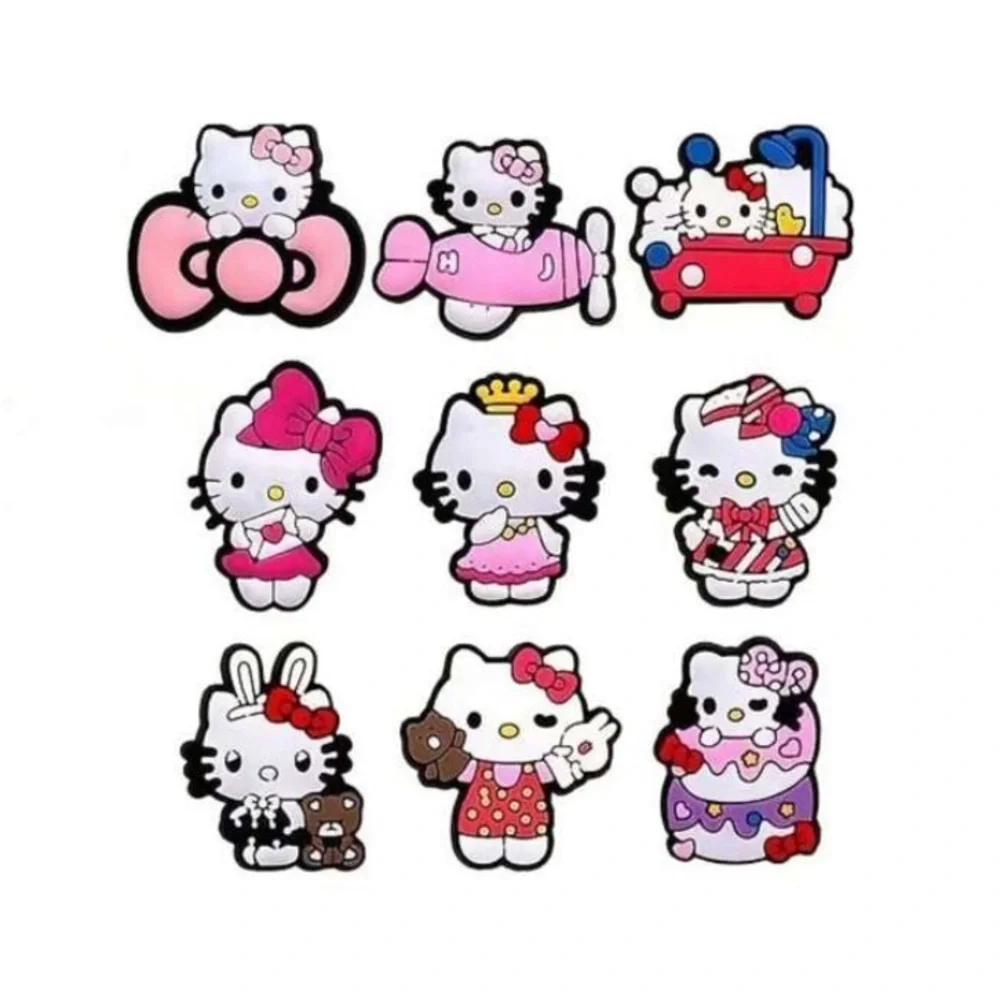 Hello Kitty Pink and White (1) random croc shoe charm